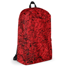 Red Rose Pattern Backpack by Design Express