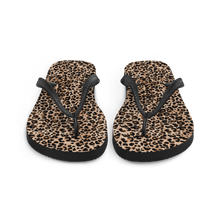 Golden Leopard Flip-Flops by Design Express