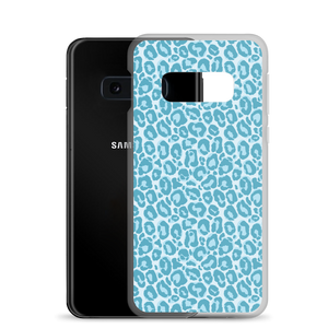 Teal Leopard Print Samsung Case by Design Express