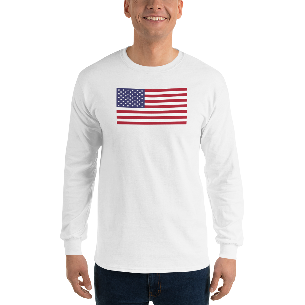 White / S United States Flag 