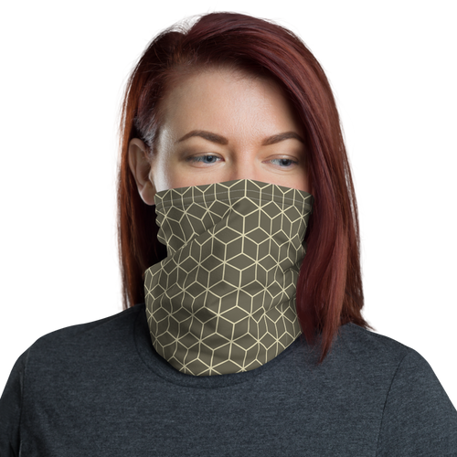 Default Title Diamond Makara Pearl Lusta Pattern Neck Gaiter Masks by Design Express