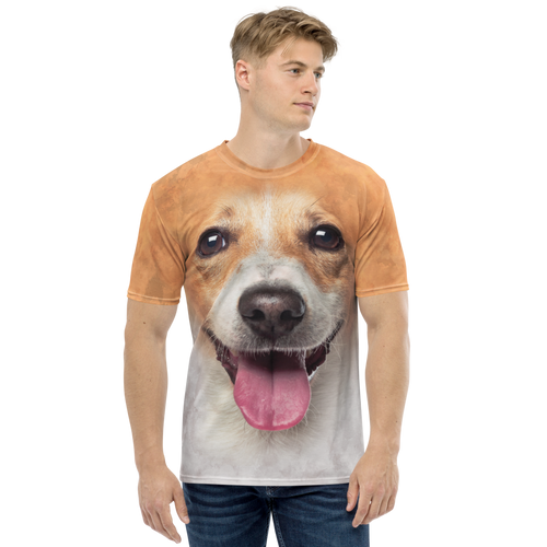 XS Jack Russel Dog Men's T-shirt by Design Express