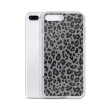 Grey Leopard Print iPhone Case by Design Express