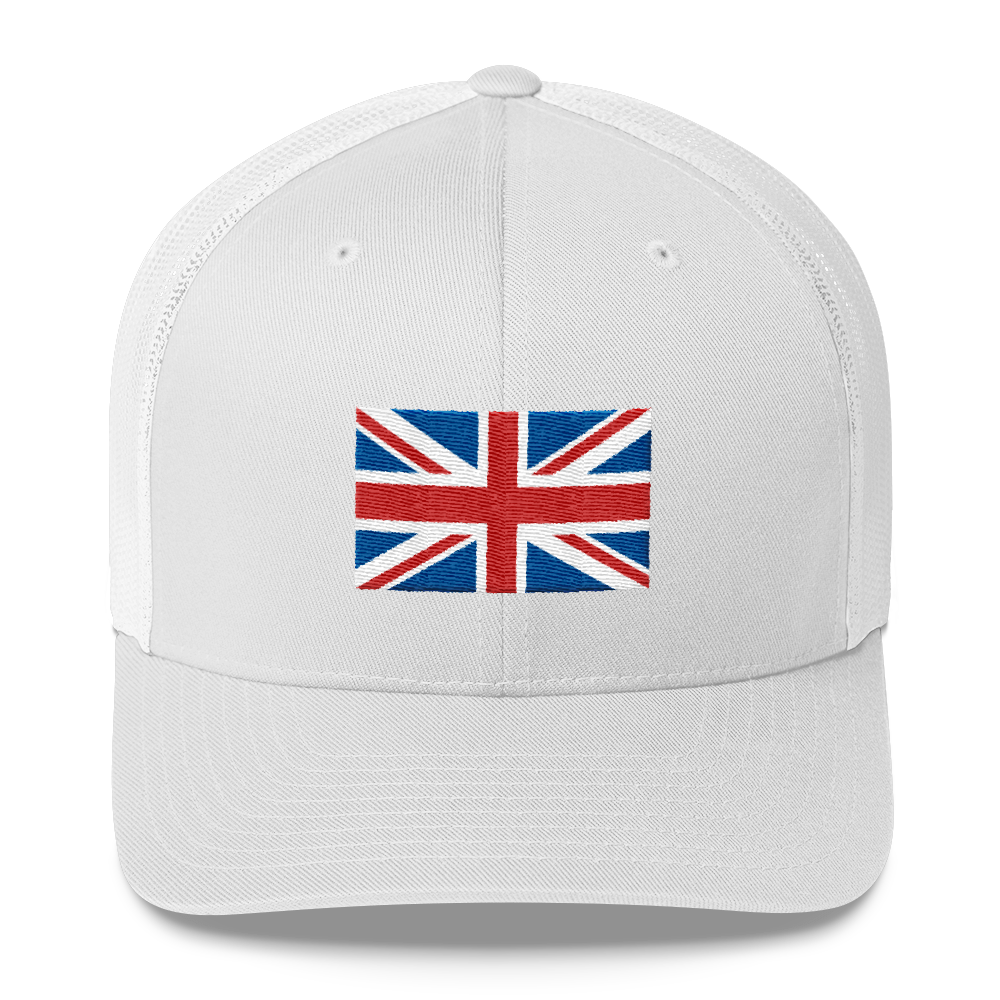 White United Kingdom Flag 