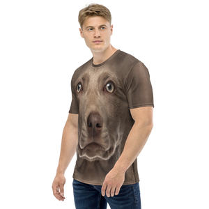 Weimaraner Dog Men's T-shirt by Design Express