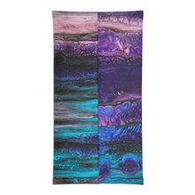 Purple Blue Abstract Neck Gaiter Masks by Design Express