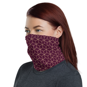 Diamond Wine Pattern Neck Gaiter Masks by Design Express