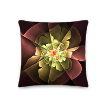 Abstract Flower 04 Square Premium Pillow by Design Express