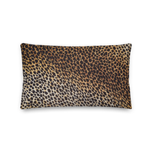 Default Title Leopard Brown Pattern Rectangle Premium Pillow by Design Express