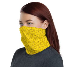 Diamond Yellow Pattern Neck Gaiter Masks by Design Express