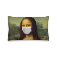 Default Title Masker Monalisa Rectangle Premium Pillow by Design Express