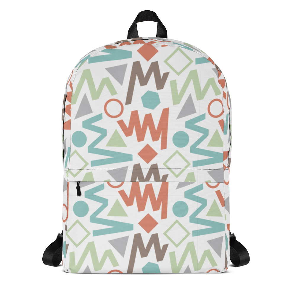 Default Title Soft Geometrical Pattern 02 Backpack by Design Express