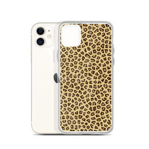 Yellow Leopard Print iPhone Case by Design Express