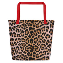 Leopard "All Over Animal" 2 Beach Bag Totes by Design Express