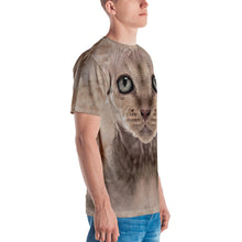 Devon Rex Kitten "All Over Animal" Men's T-shirt All Over T-Shirts by Design Express