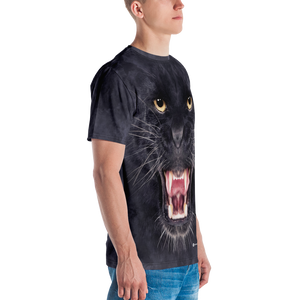 Black Panther "All Over Animal" Men's T-shirt All Over T-Shirts by Design Express