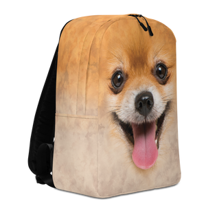 Pomeranian Dog Minimalist Backpack by Design Express