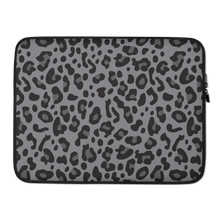 15 in Grey Leopard Print Laptop Sleeve by Design Express