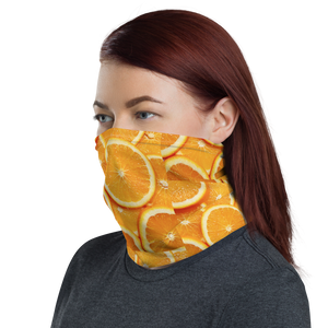 Sliced Orange Neck Gaiter Masks by Design Express