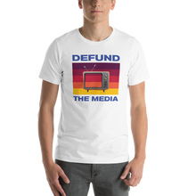 White / XS Defund The Media Color Unisex T-Shirt by Design Express