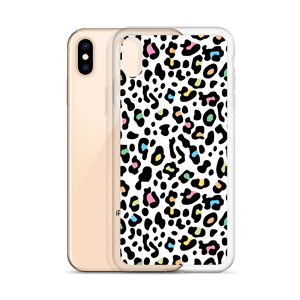 Color Leopard Print iPhone Case by Design Express