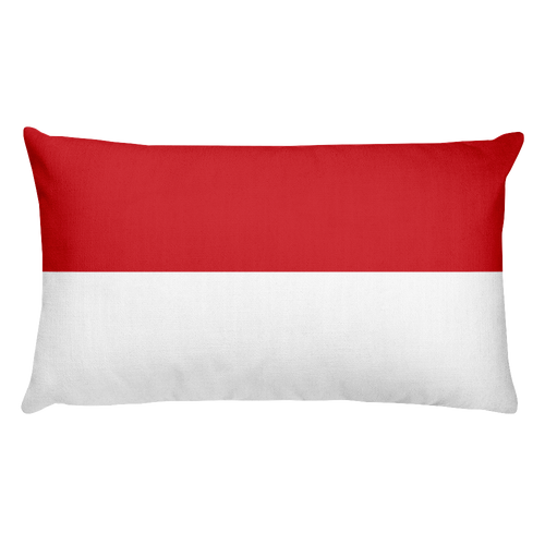 Default Title Monaco Flag Allover Print Rectangular Pillow Home by Design Express