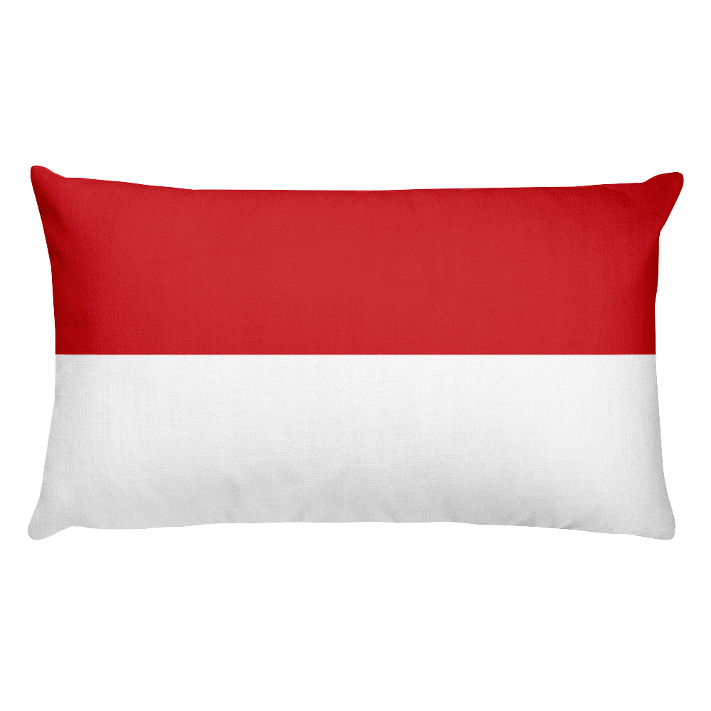 Default Title Monaco Flag Allover Print Rectangular Pillow Home by Design Express