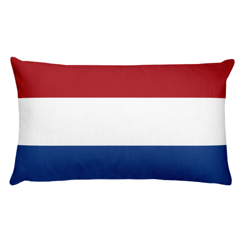 Default Title Netherlands Flag Allover Print Rectangular Pillow Home by Design Express