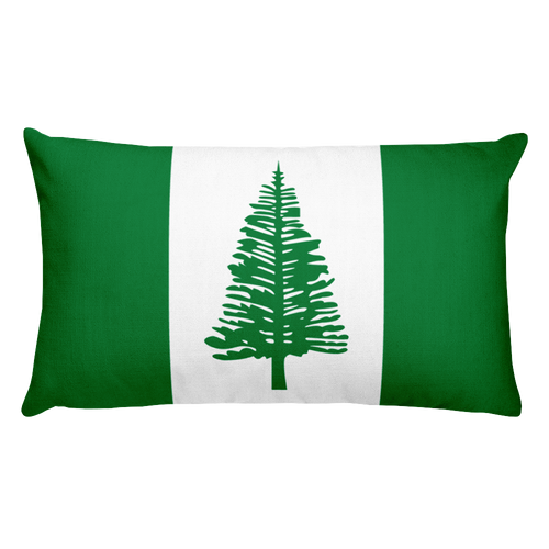 Default Title Norfolk Island Flag Allover Print Rectangular Pillow Home by Design Express