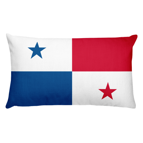 Default Title Panama Flag Allover Print Rectangular Pillow Home by Design Express