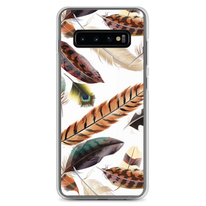 Samsung Galaxy S10+ Feathers Pattern Samsung Case by Design Express