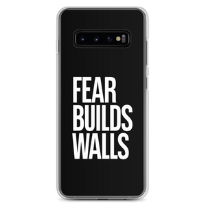 Samsung Galaxy S10+ Fear Builds Walls (motivation) Samsung Case by Design Express