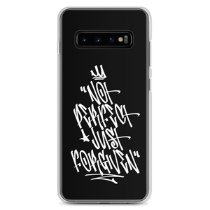 Samsung Galaxy S10+ Not Perfect Just Forgiven Graffiti (motivation) Samsung Case by Design Express