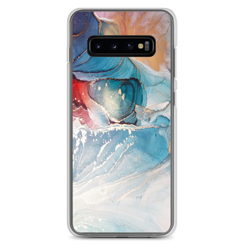 Samsung Galaxy S10+ Colorful Marble Liquid ink Art Full Print Samsung Case by Design Express