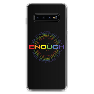 You Are Enough (Colorful) Clear Case for Samsung®