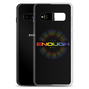 You Are Enough (Colorful) Clear Case for Samsung®