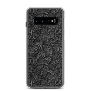 Samsung Galaxy S10 3D Black Ornament Pattern Samsung Case by Design Express