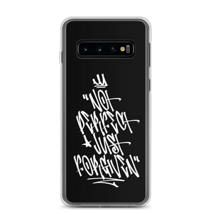 Samsung Galaxy S10 Not Perfect Just Forgiven Graffiti (motivation) Samsung Case by Design Express