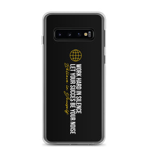 Samsung Galaxy S10 Work hard in silence Samsung Case by Design Express