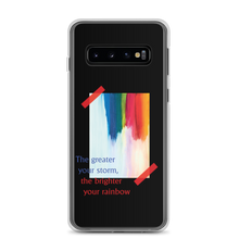 Samsung Galaxy S10 Rainbow Samsung Case Black by Design Express