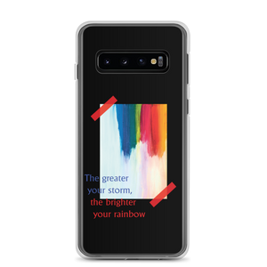 Samsung Galaxy S10 Rainbow Samsung Case Black by Design Express