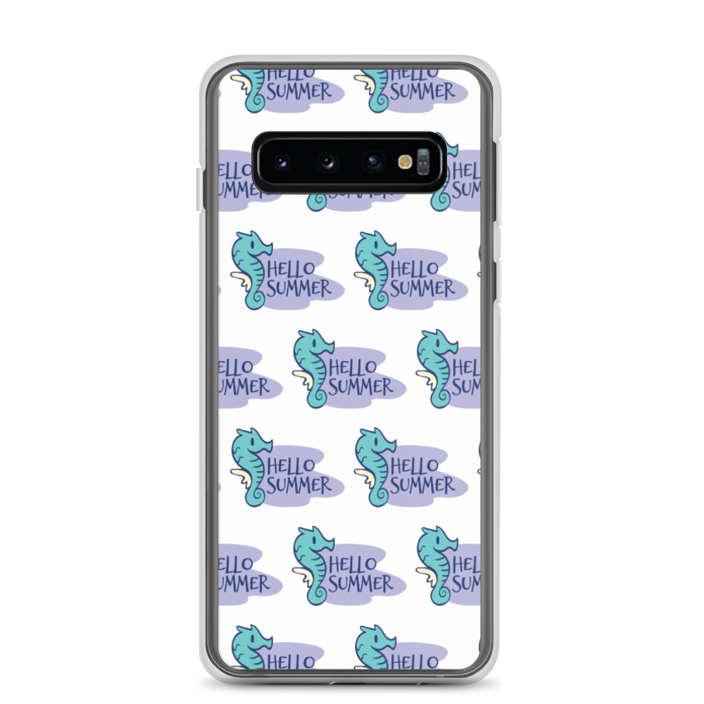 Samsung Galaxy S10 Seahorse Hello Summer Samsung Case by Design Express