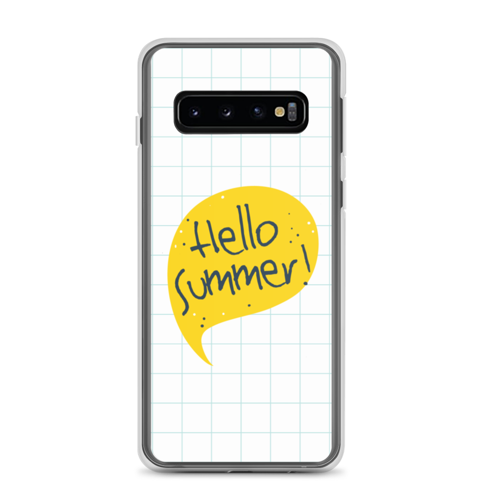 Samsung Galaxy S10 Hello Summer Yellow Samsung Case by Design Express