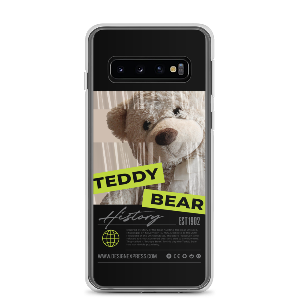 Samsung Galaxy S10 Teddy Bear Hystory Samsung Case Black by Design Express