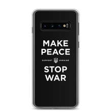 Samsung Galaxy S10 Make Peace Stop War (Support Ukraine) Black Samsung Case by Design Express