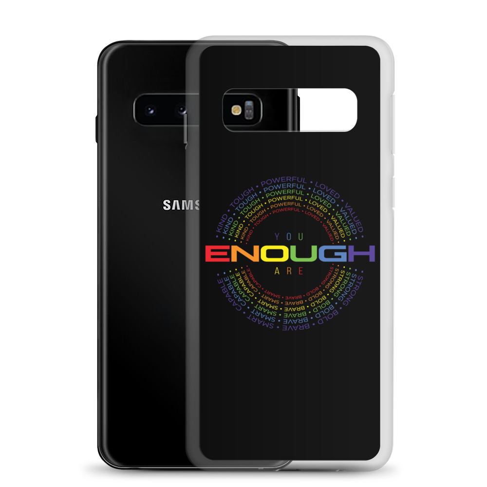 You Are Enough (Colorful) Clear Case for Samsung®