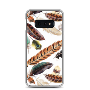 Samsung Galaxy S10e Feathers Pattern Samsung Case by Design Express