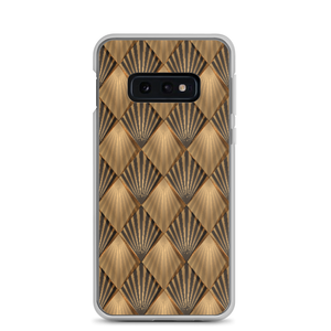 Samsung Galaxy S10e Golden Art Deco Pattern Samsung Case by Design Express