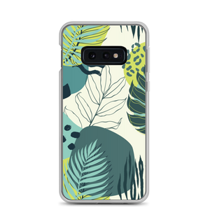 Samsung Galaxy S10e Fresh Tropical Leaf Pattern Samsung Case by Design Express