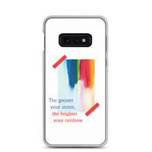 Samsung Galaxy S10e Rainbow Samsung Case White by Design Express